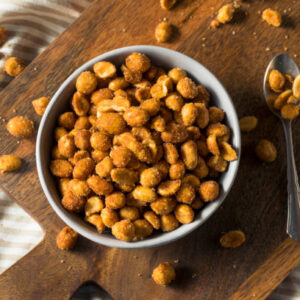 Homemade Honey Roasted Peanuts with Sea Salt